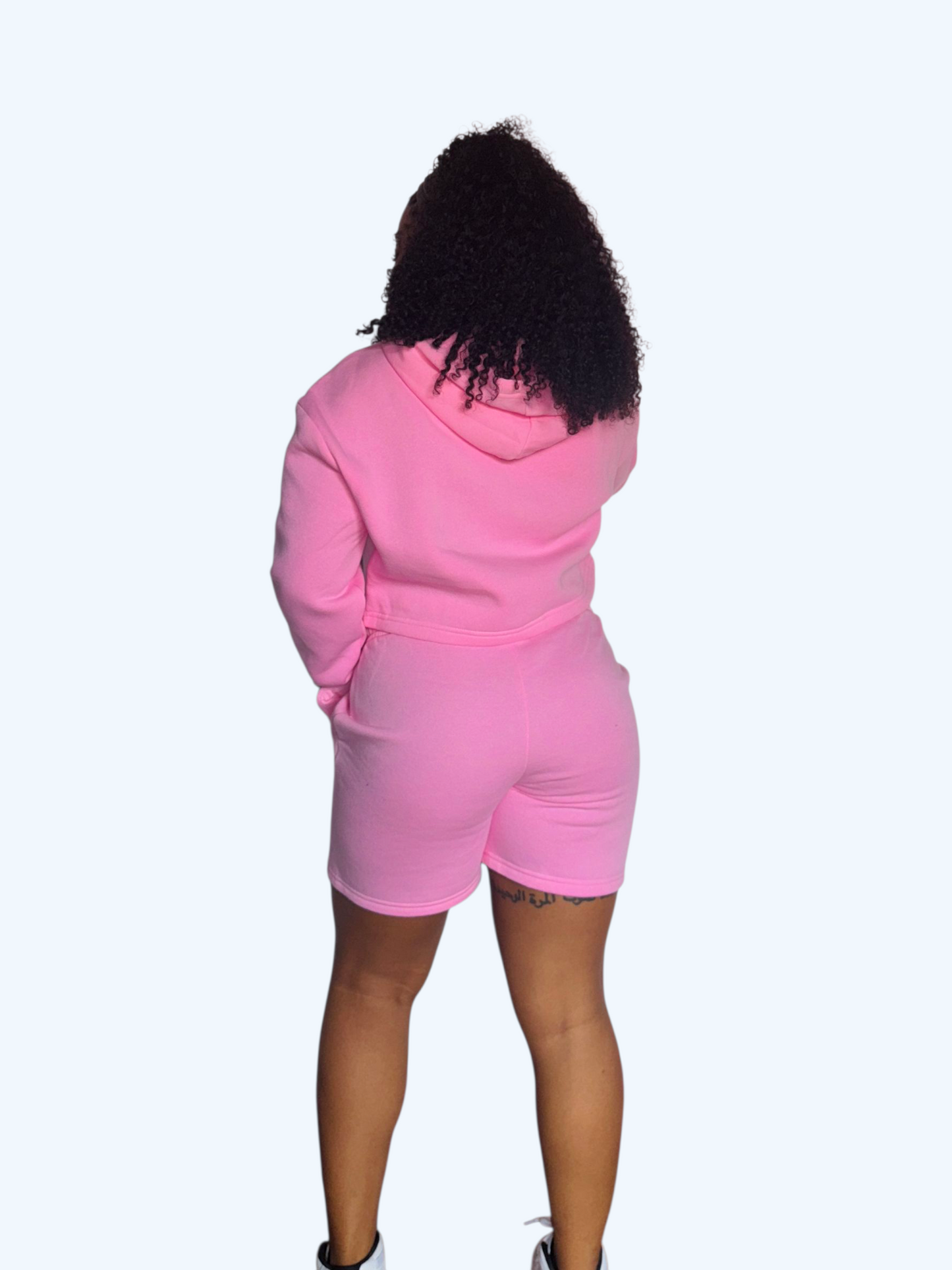 Cropped Hoodie & Shorts