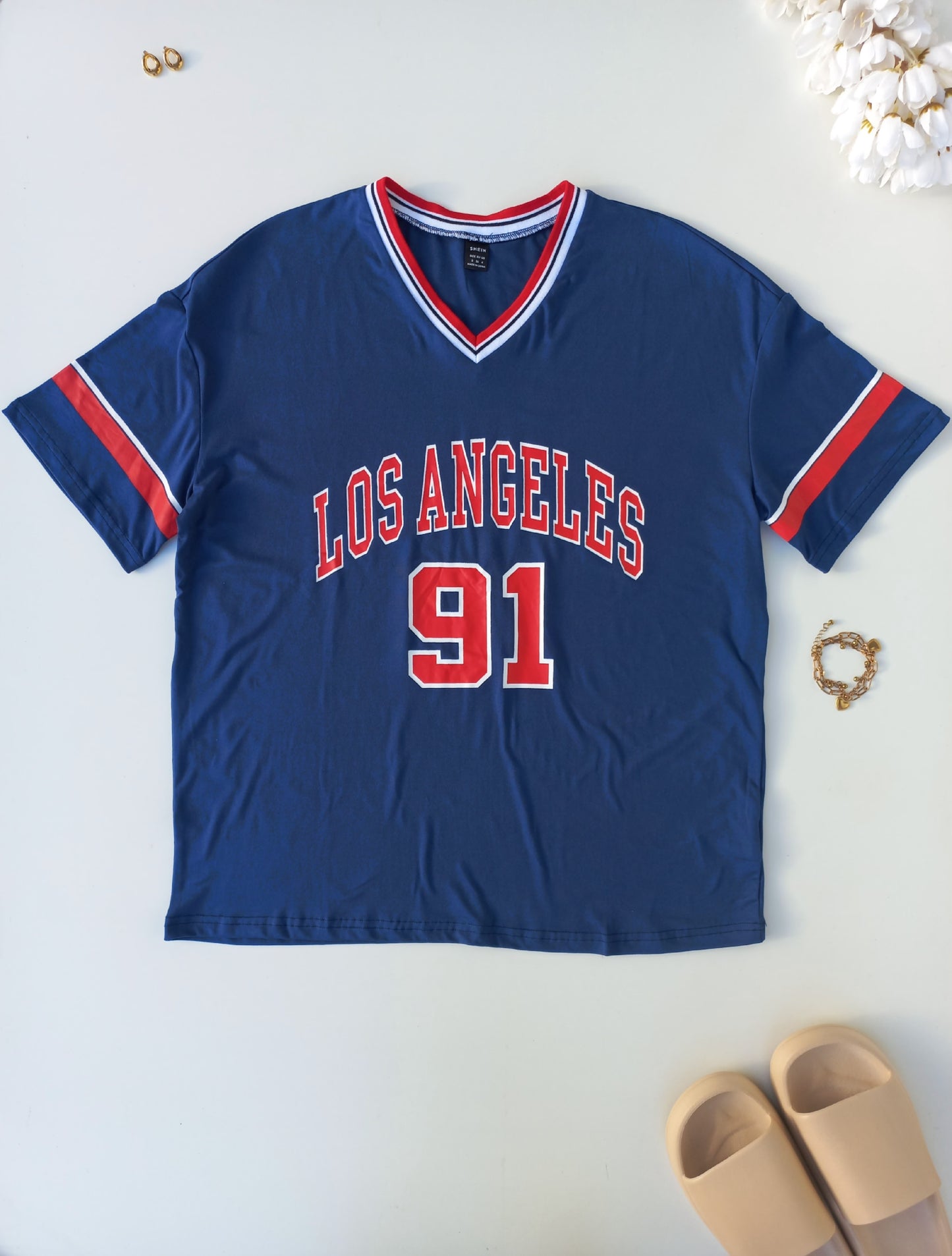 Oversized Sporty Graphic Tee