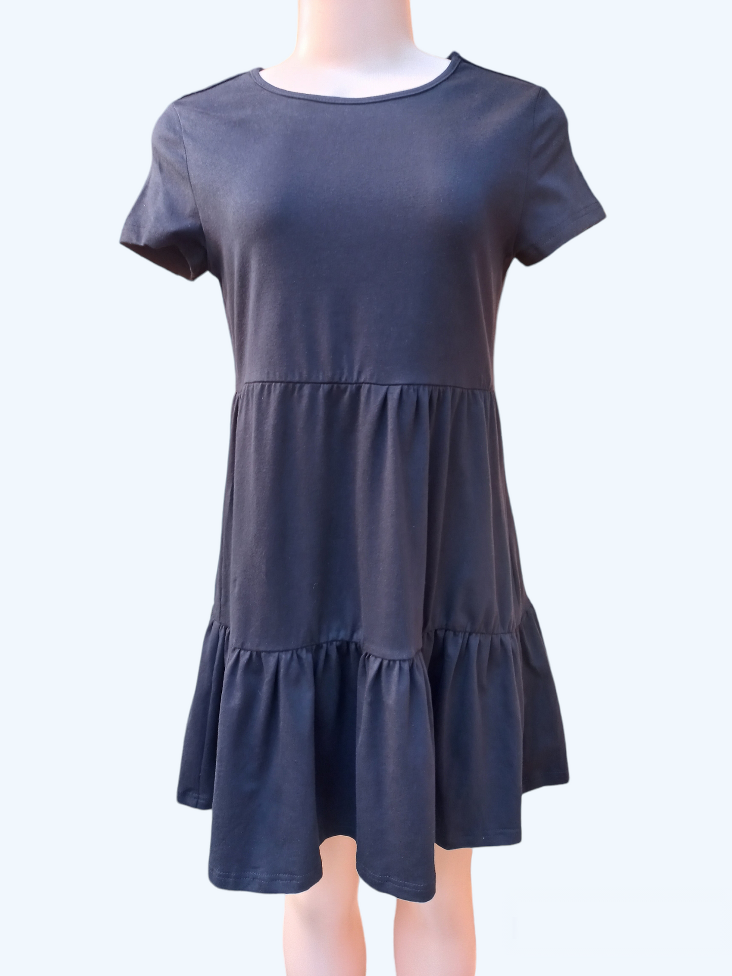 Short Sleeve Babydoll Dress