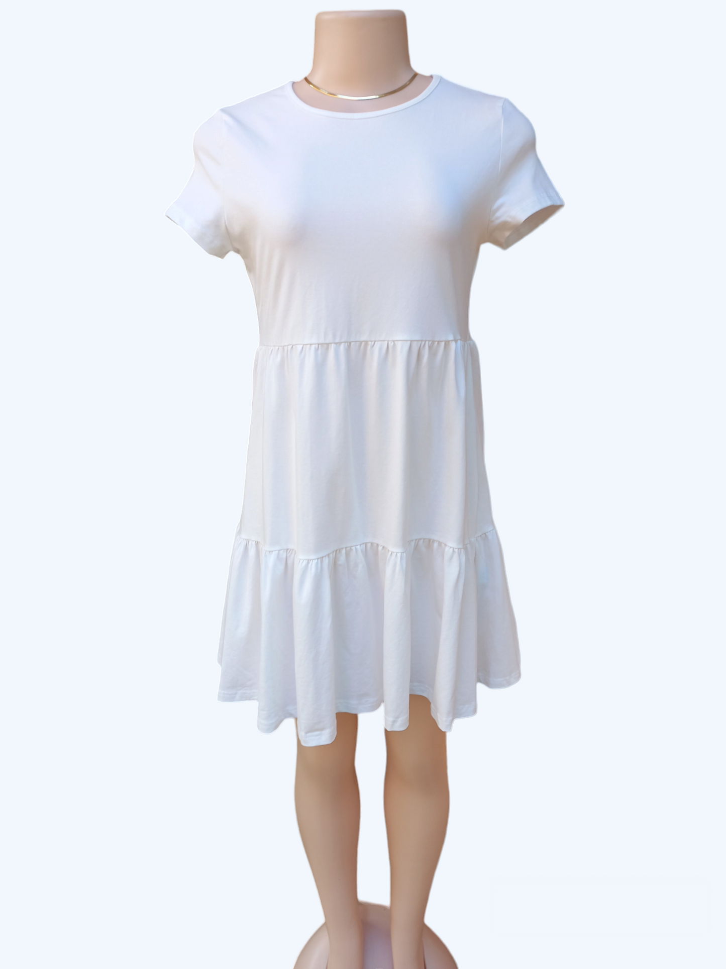 Short Sleeve Babydoll Dress