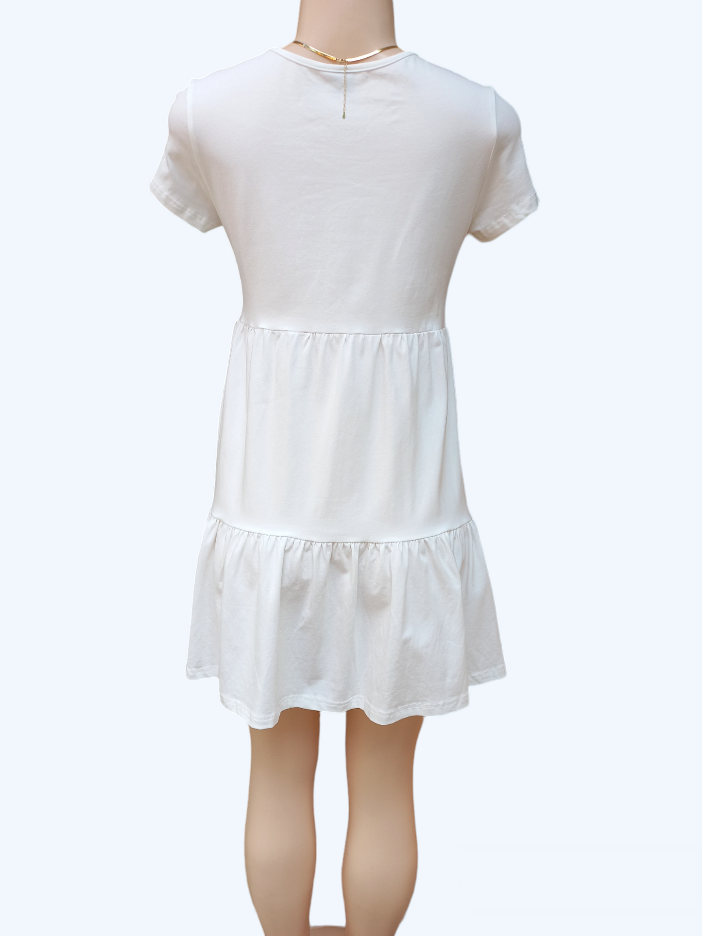 Short Sleeve Babydoll Dress