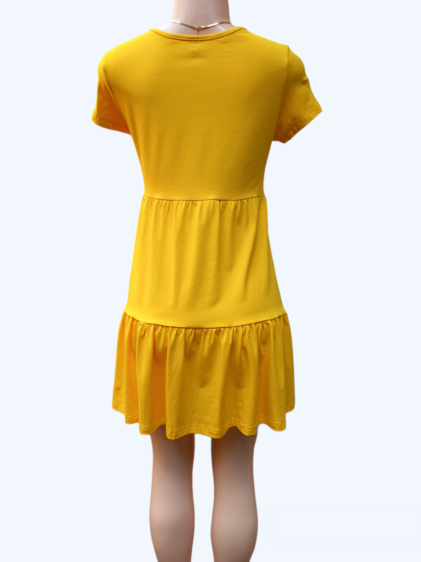 Short Sleeve Babydoll Dress