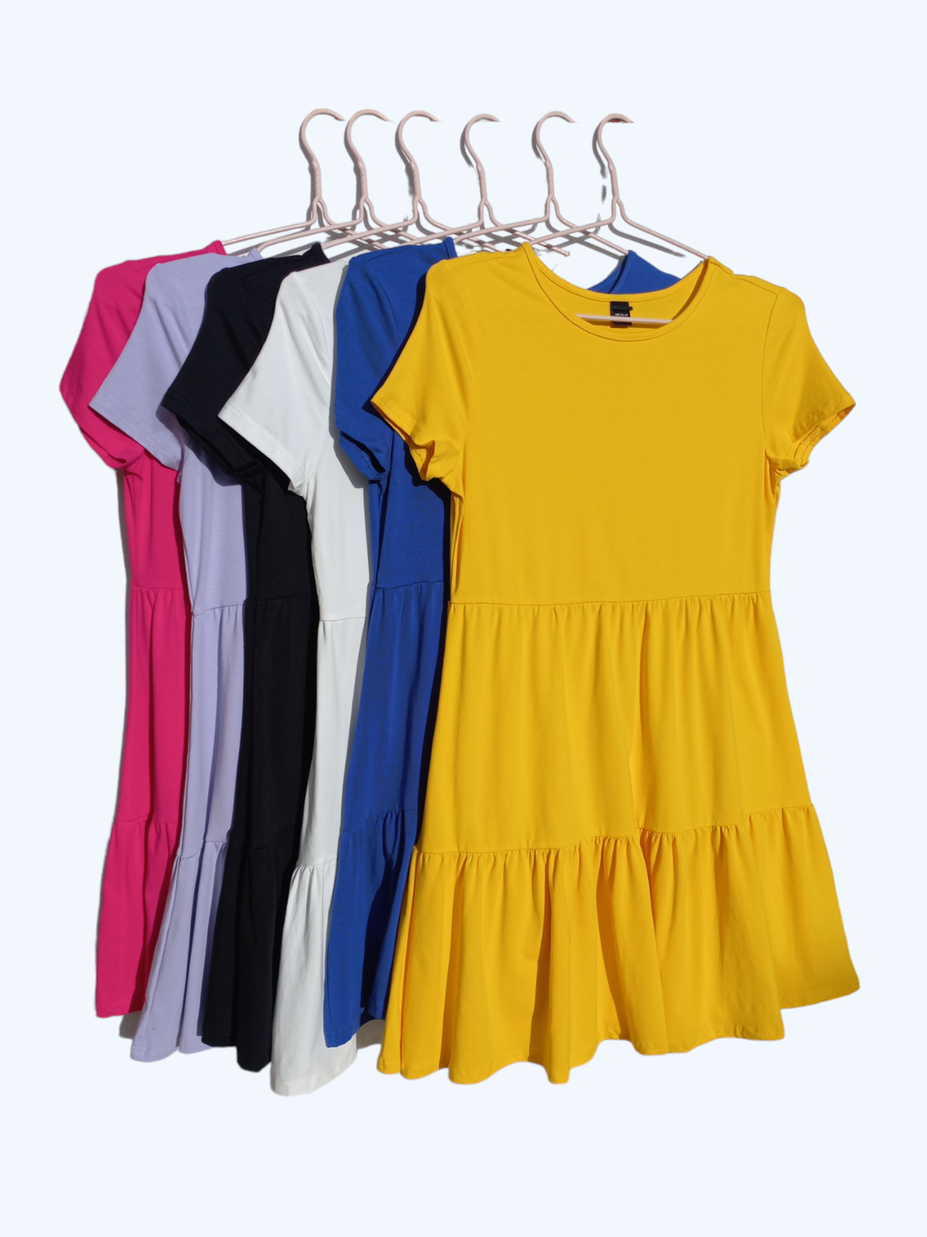 Short Sleeve Babydoll Dress