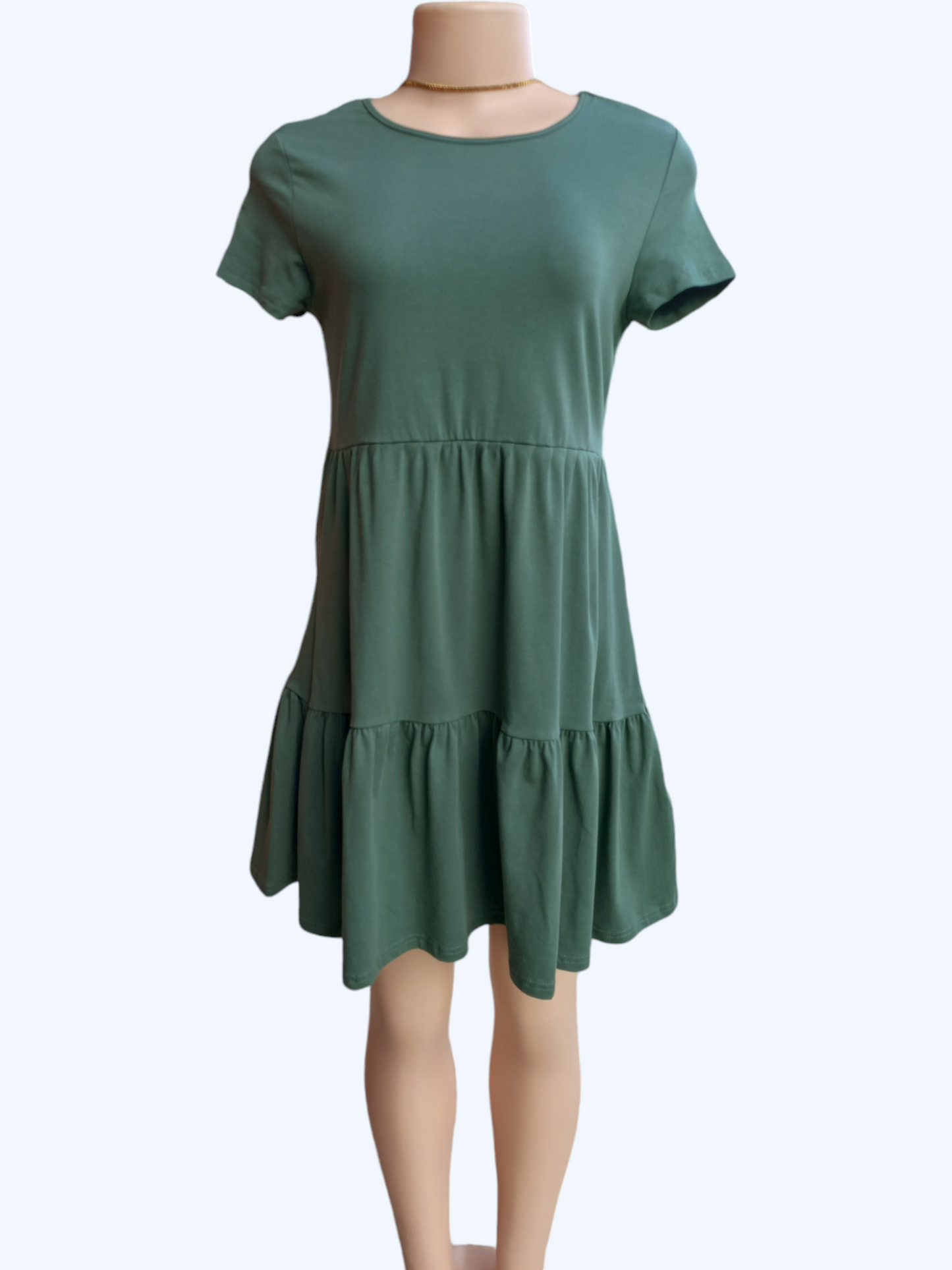 Short Sleeve Babydoll Dress