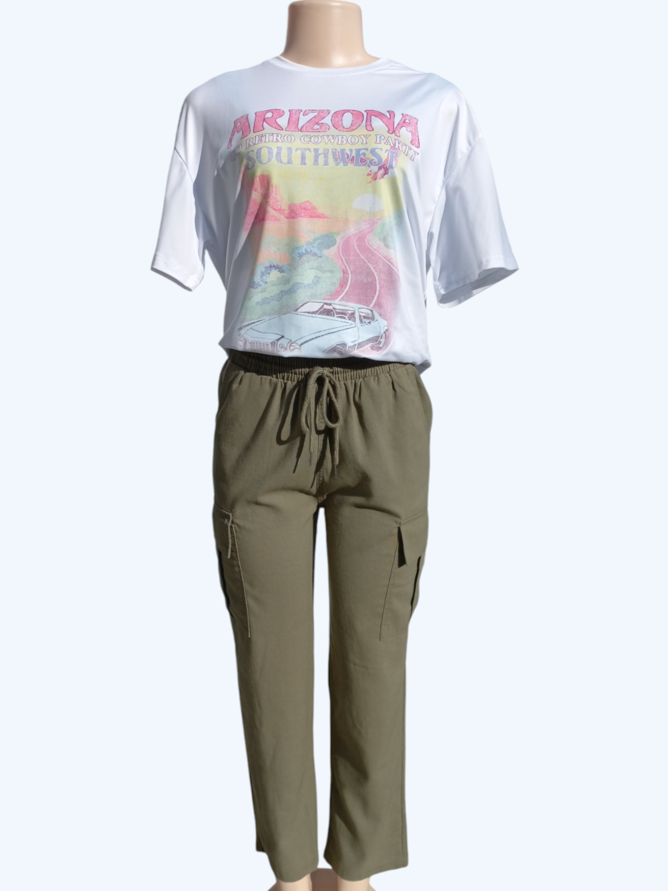Linen Cargo Pants