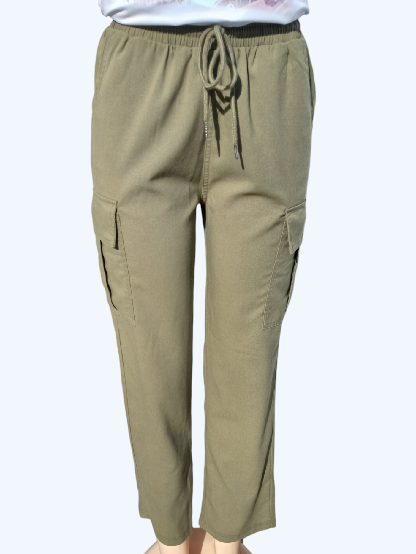 Linen Cargo Pants