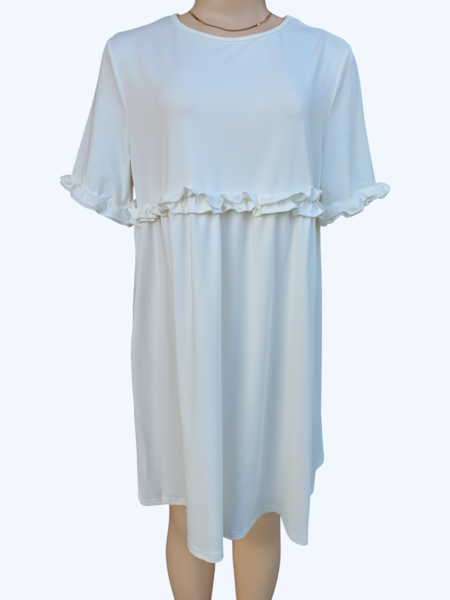 Ruffle Sleeve Dress