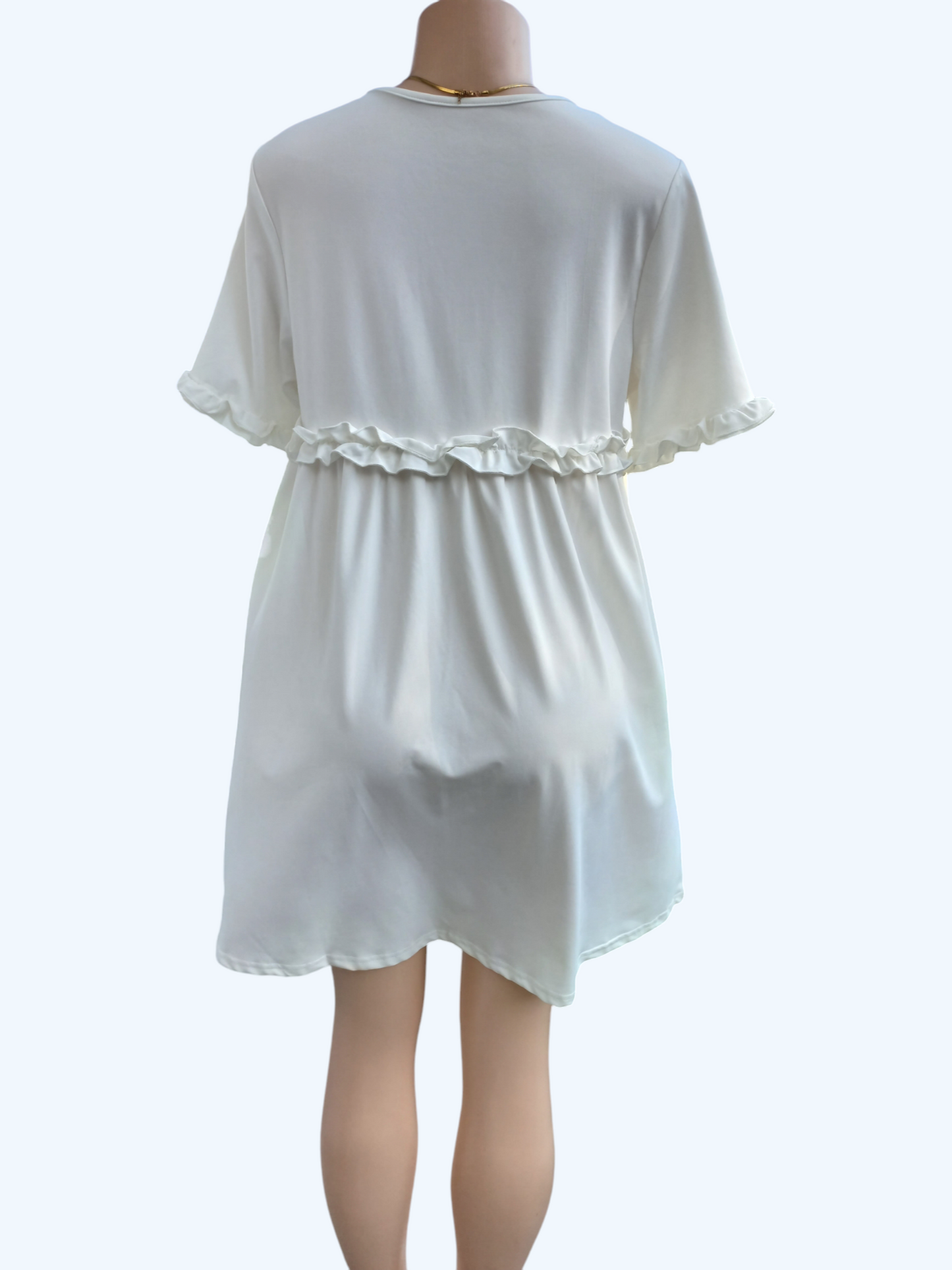 Ruffle Sleeve Dress