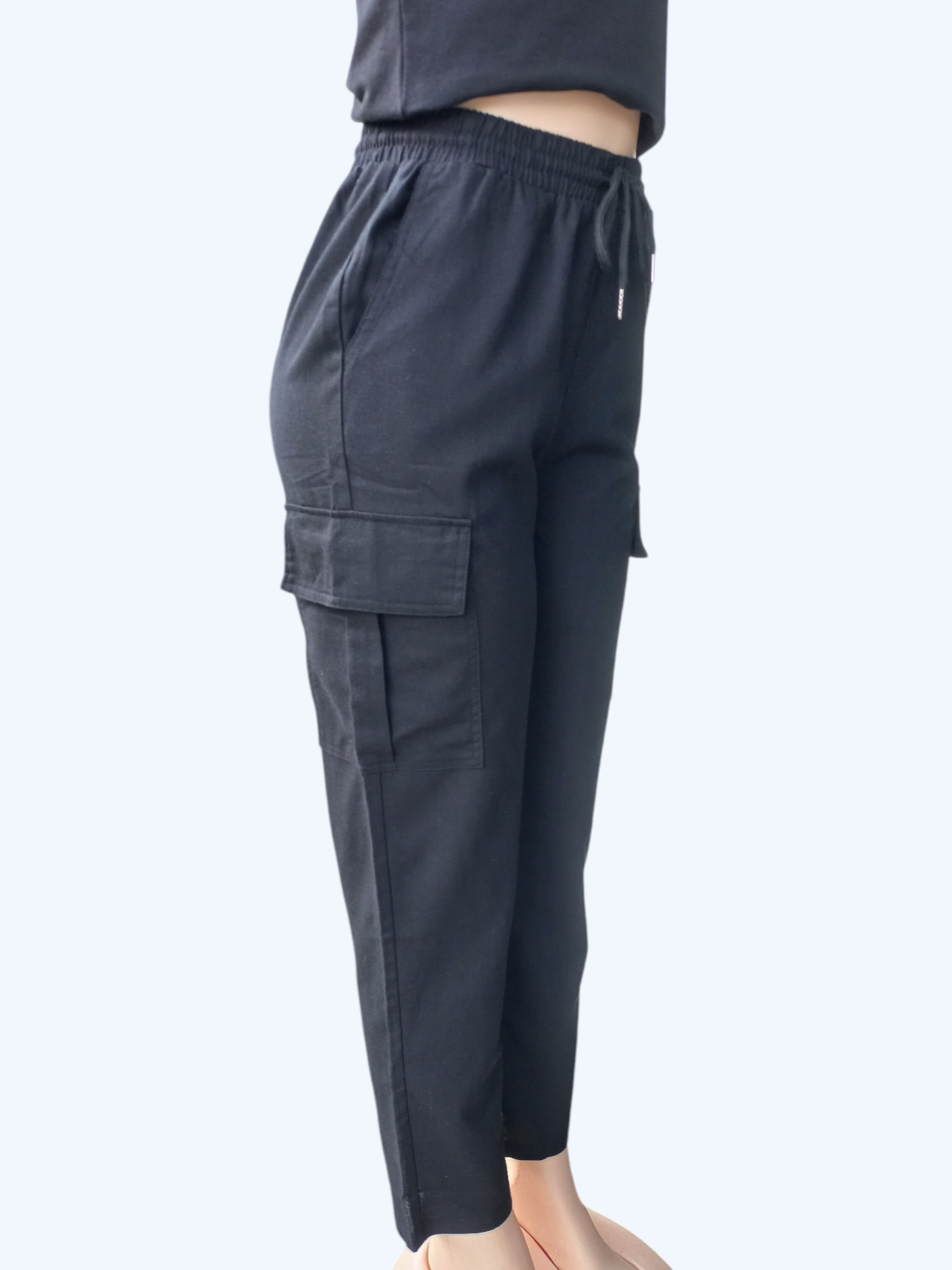 Linen Cargo Pants