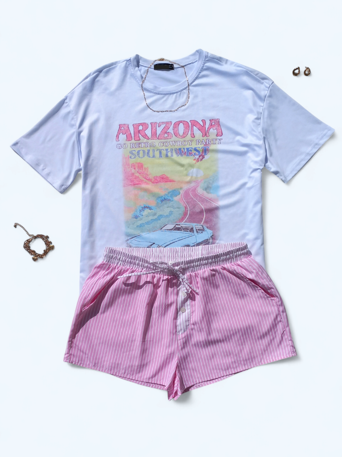 Stripe Boxer Shorts