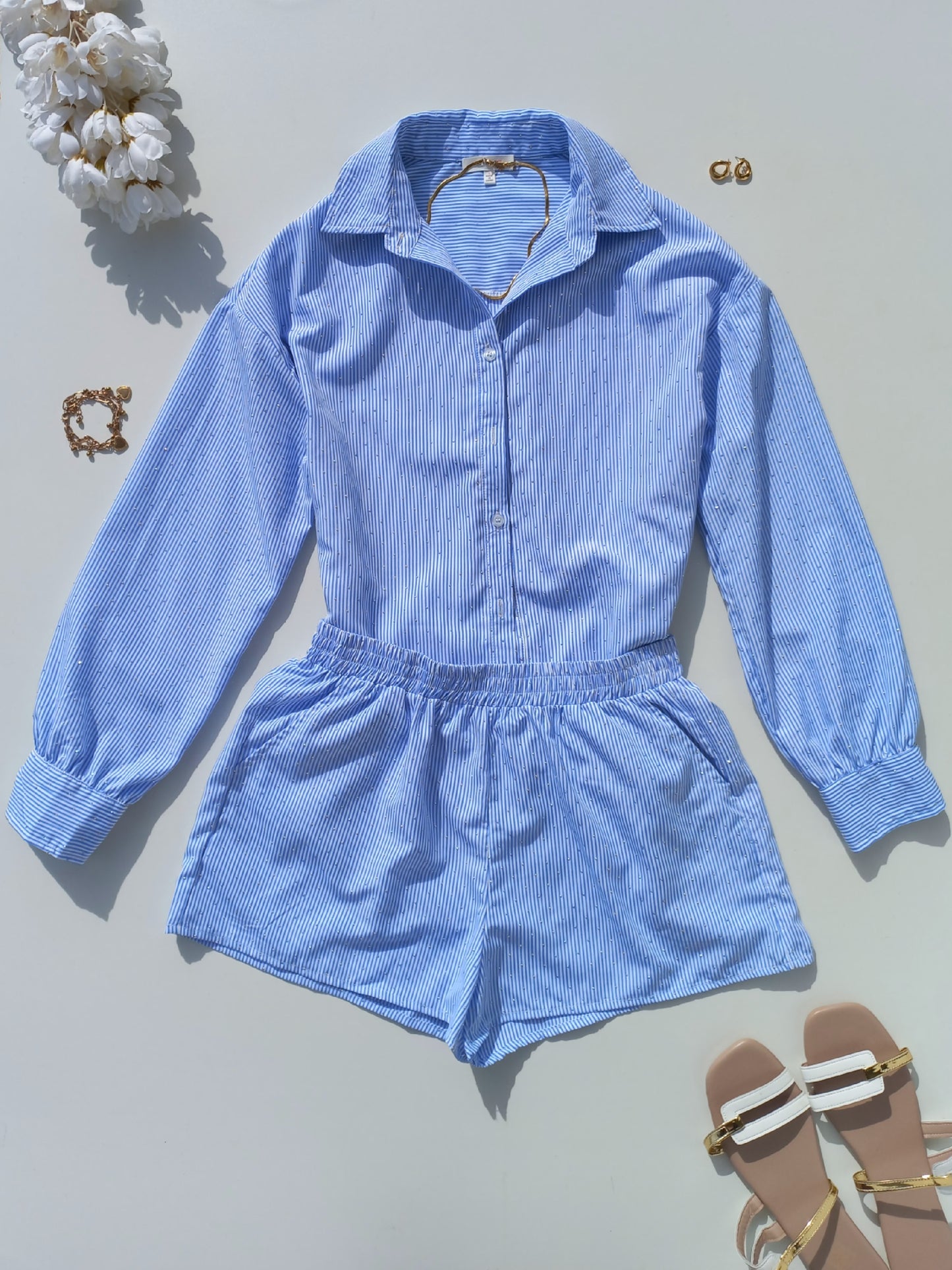 Diamond Shirt & Shorts Set