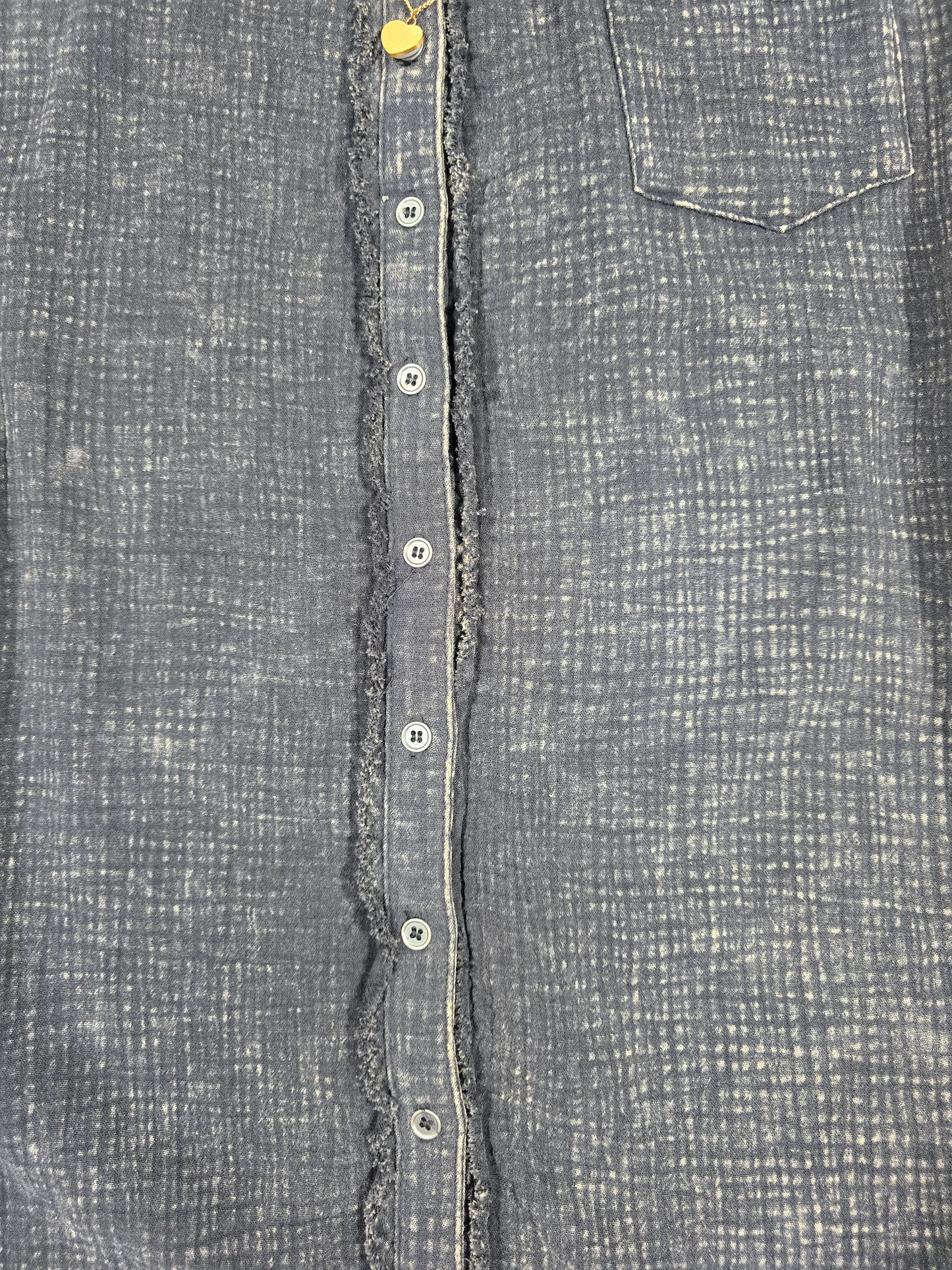 Gauze Button Down Dress