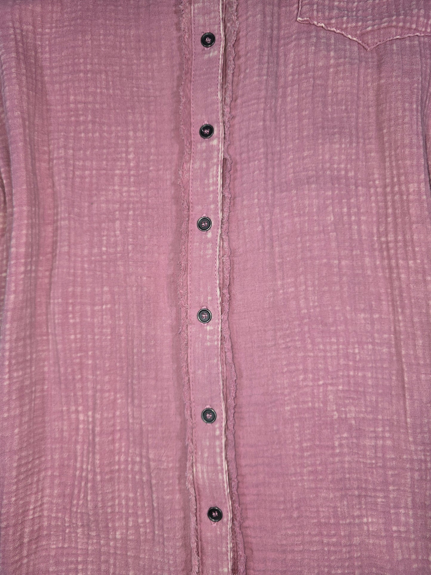 Gauze Button Down Dress