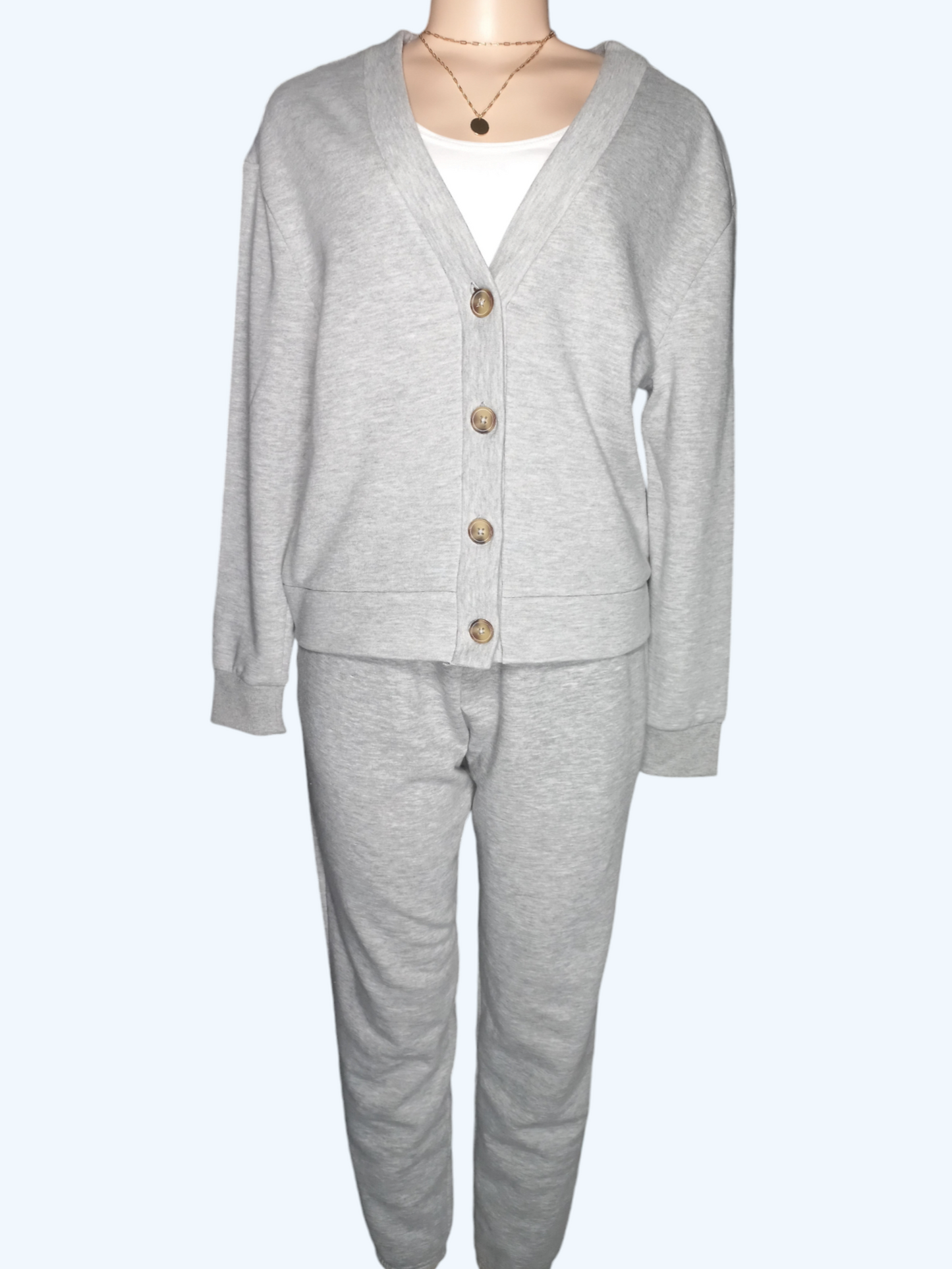 Fleece Cardigan & Joggers Set