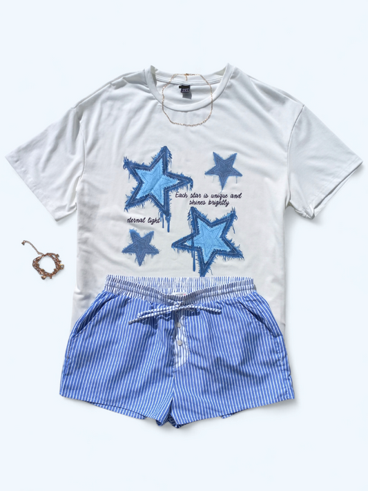 Oversized Star Graphic Tee