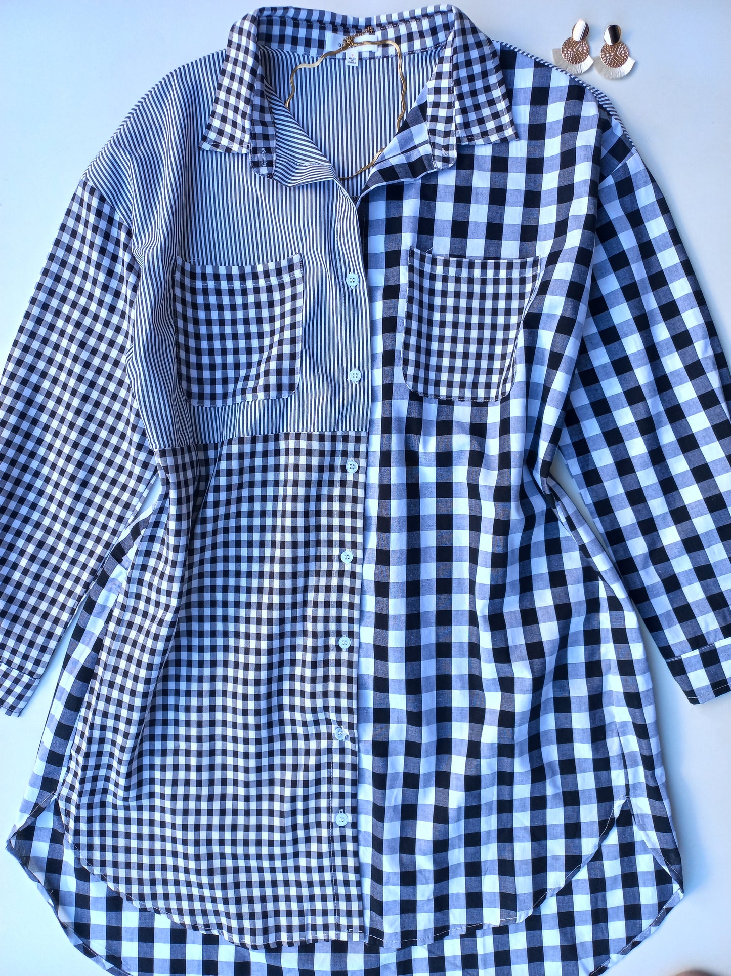 Checker Block Dress